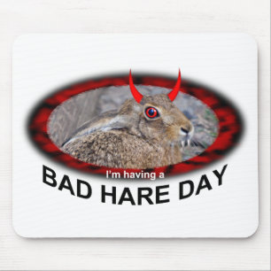 Mousepad Dia Ruim do Coelho Almofada de Rato