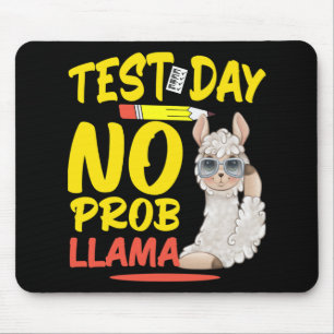 Mousepad Dia sem Prob-llama Llama Professor & Teste de