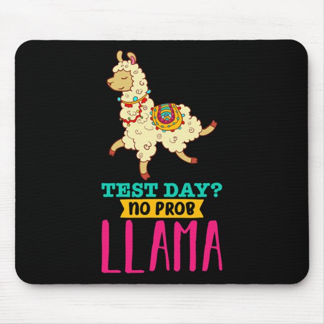 Mousepad Dia sem problema Camisa Llama Oferta de oferta (Frente)