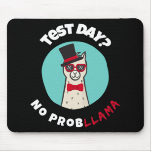Mousepad Dia sem problemas Teste engraçado Llama Design
