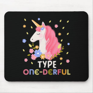 Mousepad Diabeta Tipo 1 Derivada do Unicórnio Diabético Tip