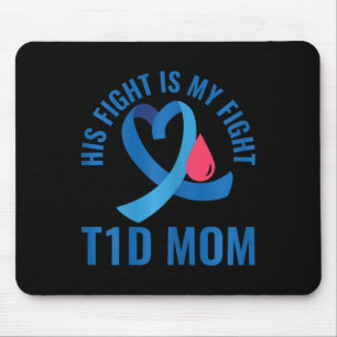 Mousepad Diabetes Consciência Que Sua Luta É Minha Luta Mãe