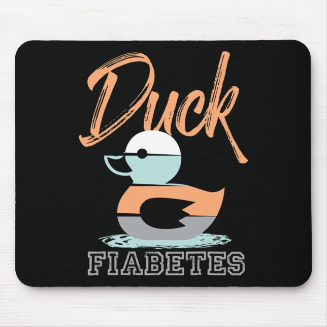 Mousepad Diabetes de Pato  (Frente)