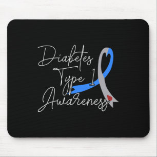 Mousepad Diabetes Tipo 1 A Consciência Pressupõe Uma Faixa