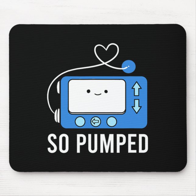 Mousepad Diabetes Tipo 1 Crianças Tão Bombardeadas Diabetes (Frente)