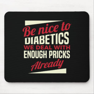 Mousepad Diabetes Tipo 1 Diabetes T1d Sensibilização para o