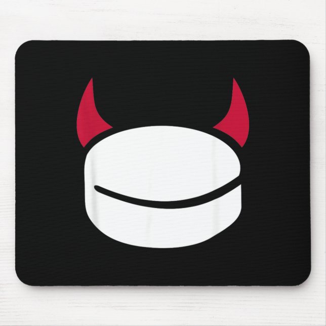 Mousepad Diabo do Disco de Hóquei (Frente)