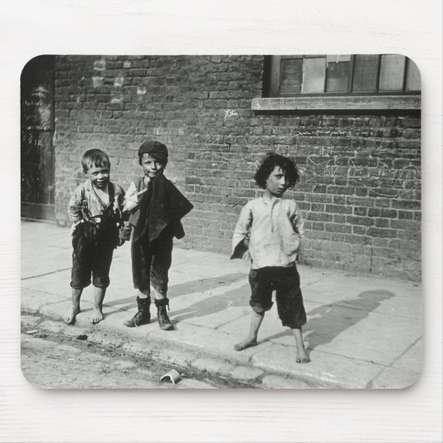 Mousepad Diabretes de rua em Lambeth (foto de b/w) (Frente)