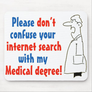 Mousepad Diagnóstico Médico Online e um Médico Qualifica