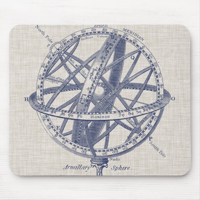 Mousepad Diagrama da Esfera do Armilário (Frente)