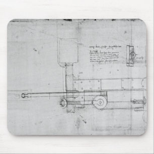 Mousepad Diagrama de um parafuso mecânico