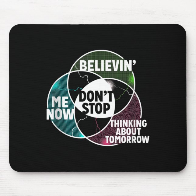 Mousepad Diagrama de Venn Não Pare Álgebra Matemática  (Frente)