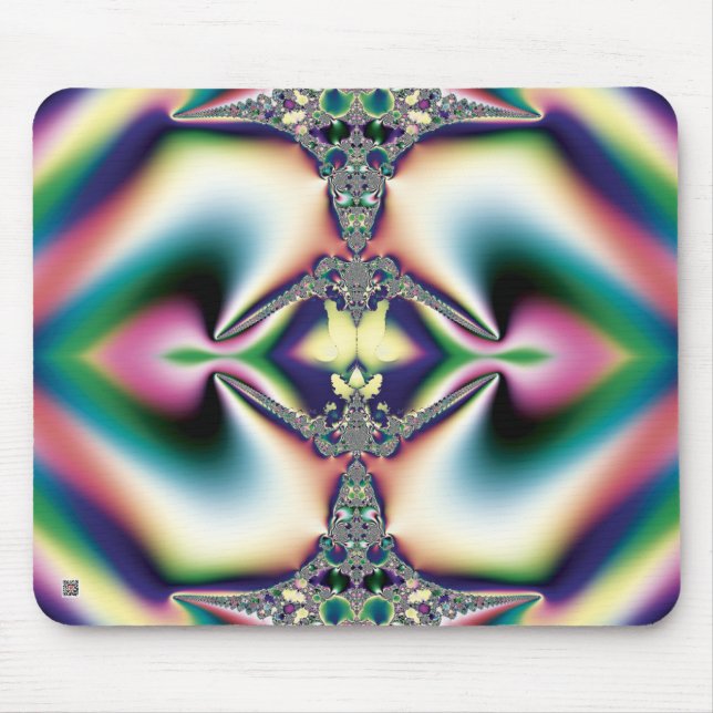 Mousepad Diamante Arco-íris (Frente)