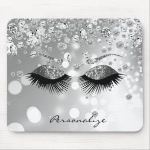 Mousepad Diamante e Olhos Leves do Prata