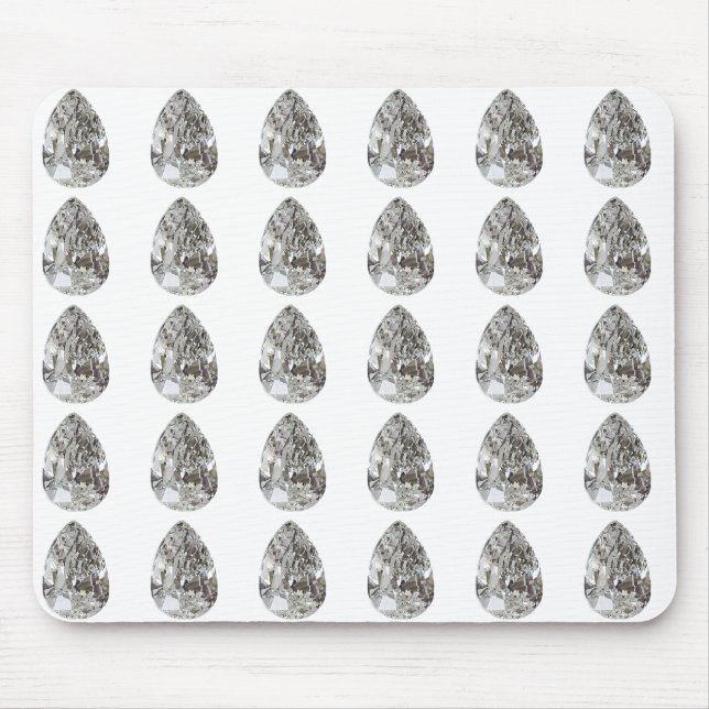 Mousepad Diamante em Forma de pera (Frente)