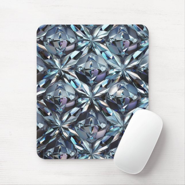 Mousepad Diamantes Brilhantes (Com mouse)