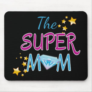Mousepad Diamantes da Super Mãe dia de as mães belo texto