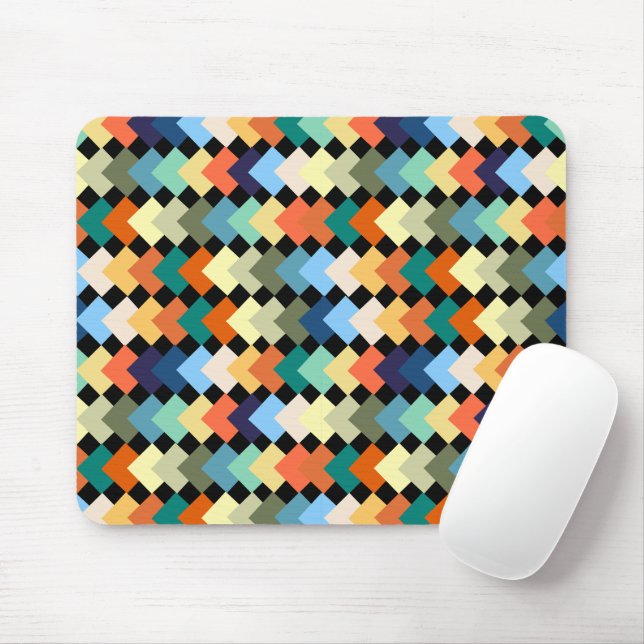 Mousepad Diamantes de cor clara (Com mouse)