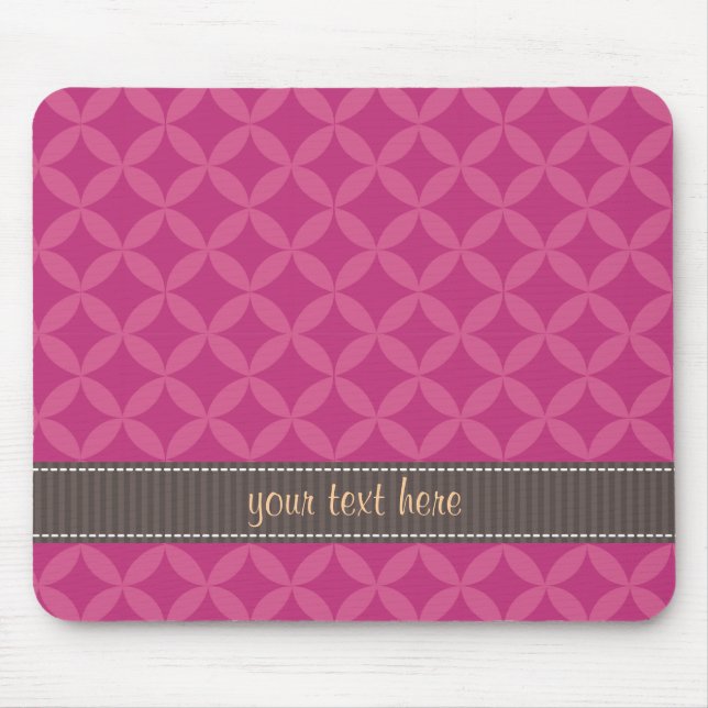 Mousepad Diamantes geométricos personalizados Flambé (Frente)