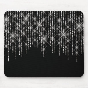 Mousepad Diamond Bling em Preto