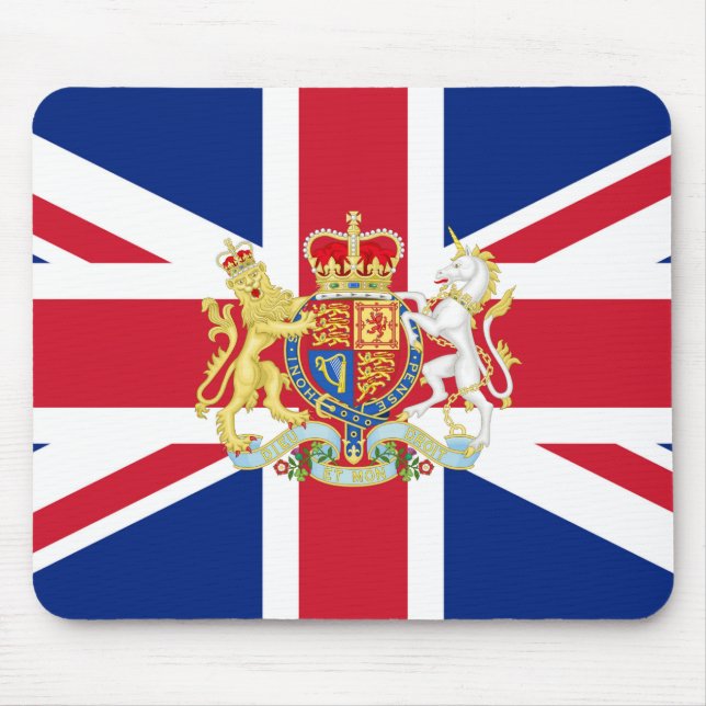 Mousepad Diamond Jubilee Union Flag e Royal Crest (Frente)