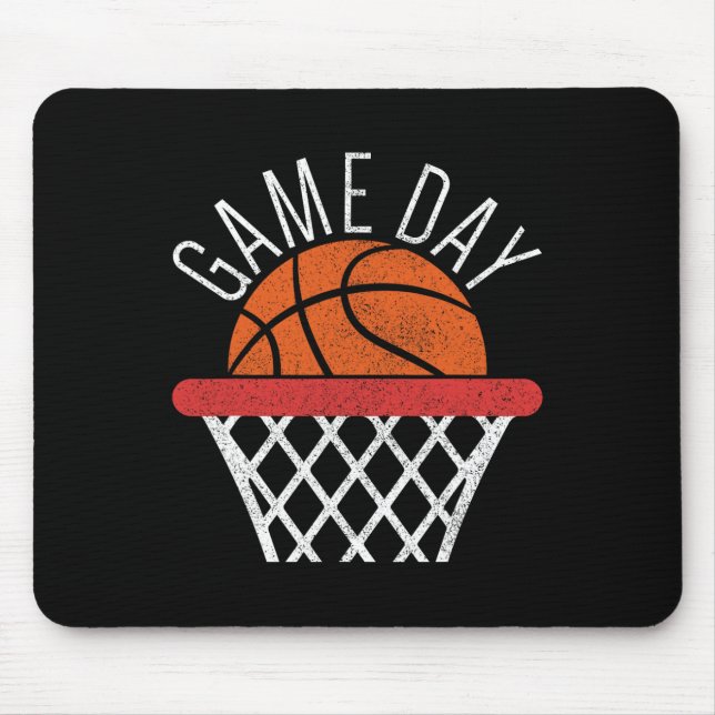 Mousepad Diário de Jogo Jogador de Basquete Fala de Basquet (Frente)