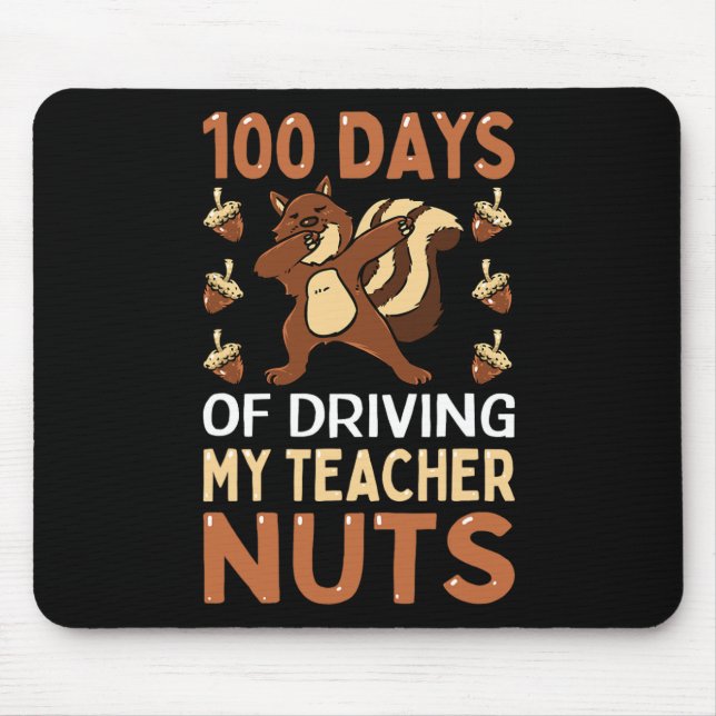 Mousepad Dias De Dirigir Os Loucos Do Meu Professor Dabbing (Frente)