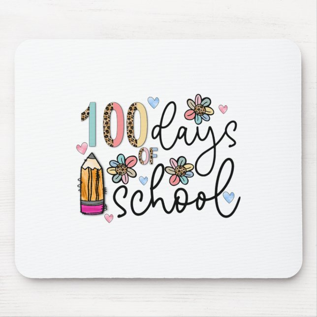 Mousepad Dias De Escola 100º Dia De Escola  (Frente)