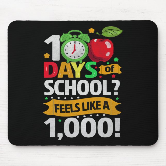 Mousepad Dias De Escola Sente-Se Como Um 1 (Frente)