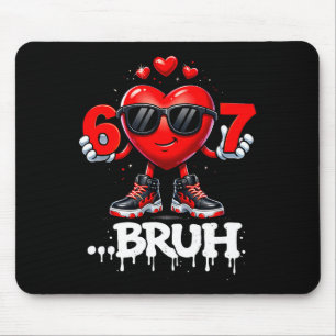 Mousepad Dias de São Valentim Divertidos 67 Sorvete Meme Se