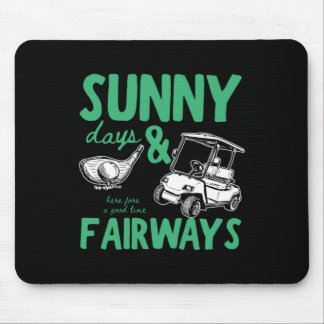Mousepad Dias Ensolarados e Ilustração de Fairways