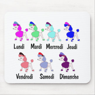 Mousepad Dias Franceses da Semana