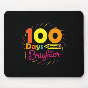 Mousepad Dias Mais Brilhantes - 100 Dias De Estudante Escol