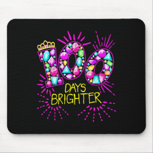 Mousepad Dias Mais Brilhantes Meninas Professoras 100 Dias