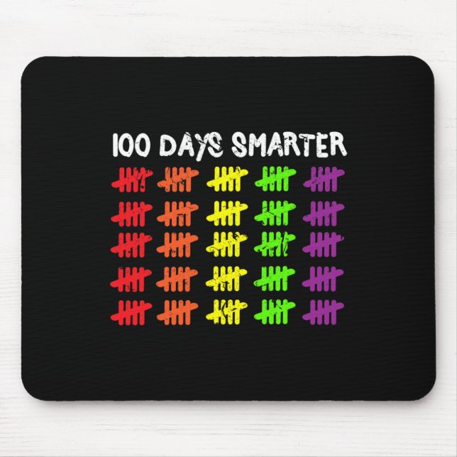Mousepad Dias Mais Inteligentes Contando Pontos De Hash Dia (Frente)