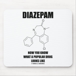 Mousepad Diazepam agora você sabe que droga popular olha