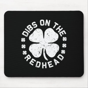Mousepad Dibs No Shamrock De Dia de São Patrício Irlandês R