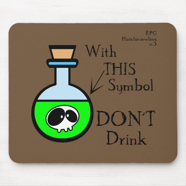 Mousepad Dica RPG (Frente)