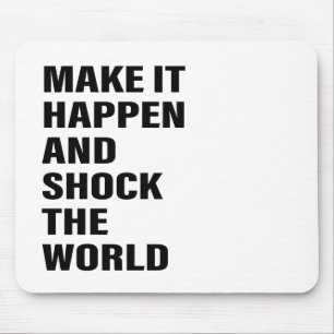 Mousepad Dicas de Sucesso de Arte Dicas de Vida Texto do Wo