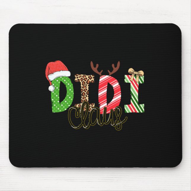 Mousepad Didi Claus Xmas Happy Family New Santa Claus Chris (Frente)