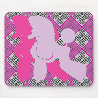 Mousepad Die pinken Pudel
