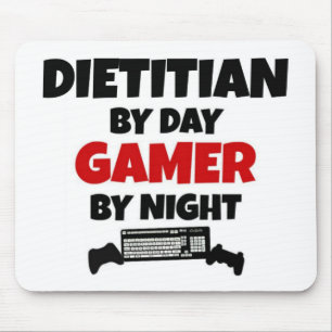 Mousepad Dietista por Day Gamer por Night