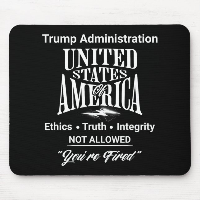Mousepad Diga à verdade que você é demitido Administração d (Frente)