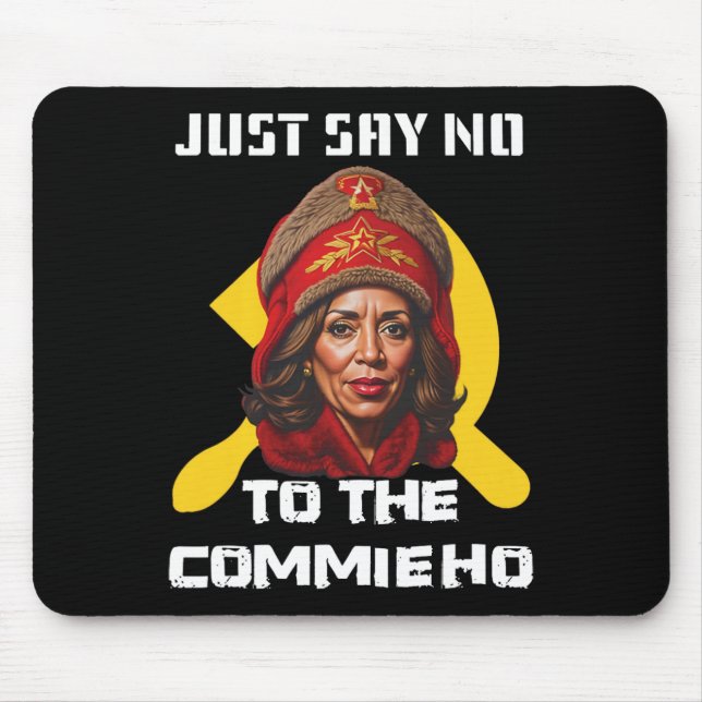 Mousepad Diga Não À Comissão Ho Kamala Harris (Frente)
