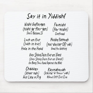 Mousepad Diga-o no Yiddish