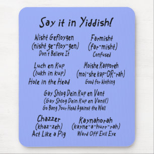 Mousepad Diga-o no Yiddish