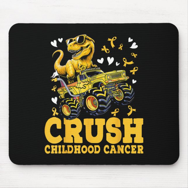 Mousepad Din Monster Truck, um monstro de conscientização p (Frente)