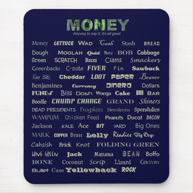 Mousepad Dinheiro (Frente)