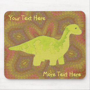 Mousepad Dino Amarelo
