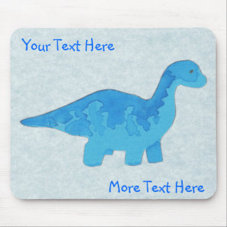 Mousepad Dino Azul